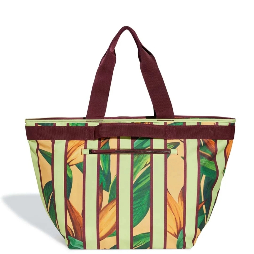 Farm Rio x Adidas NWT Large Tote Bag Travel Beach Zippered Bag